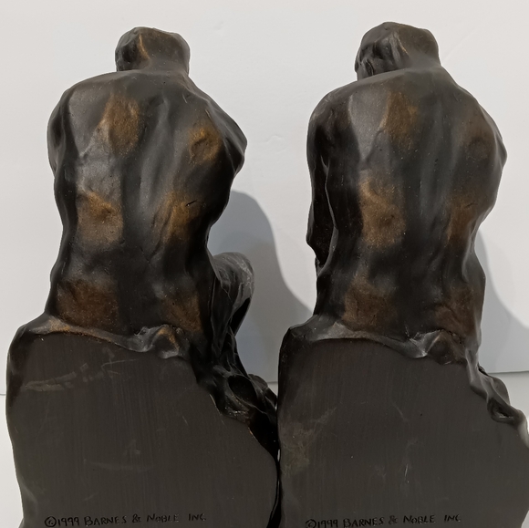 The Thinker Bookends Rodin 1999 heavy - Picture 3 of 4